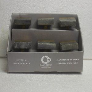 Casa Decor Drawer Pulls Handmade in India Set of 6